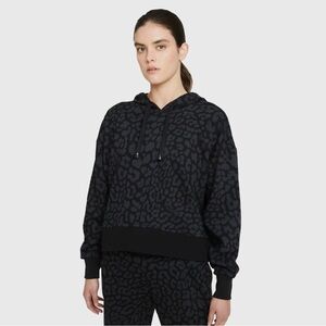 Nike Women's Gray Cheetah Leopard Animal Print Pullover Hoodie